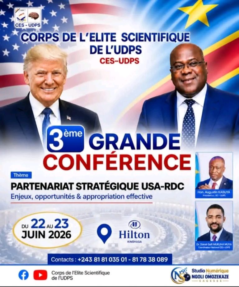 Le partenariat stratégique USA-RDC, objet d’une troisième grande conférence à Kinshasa.